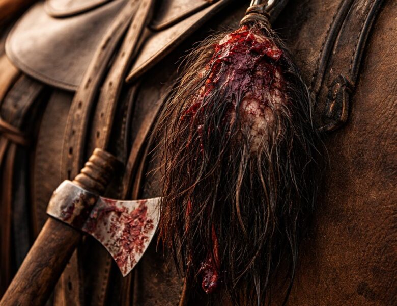 Que cache l&rsquo;affiche des chasseurs de scalps ?